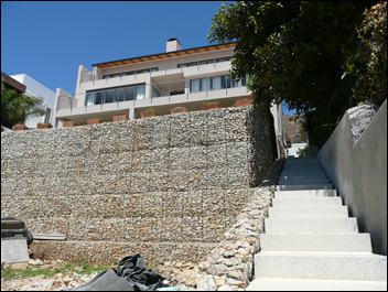 retaining mountain gabion