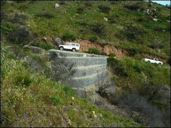 gabions road embankment